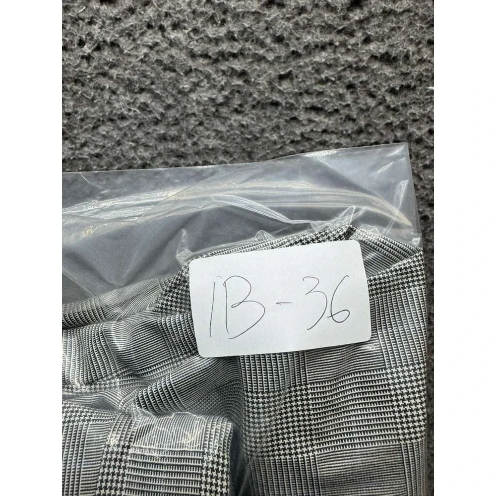 Corneliani Check Virgin‎ Wool Twill Mantua Dress Trousers Gray Mens Size 50